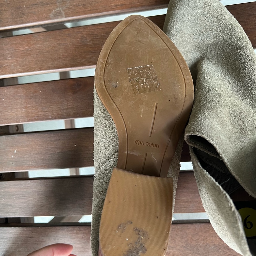 Dolce Vita Taupe Ankle Booties - Picture 4 of 10